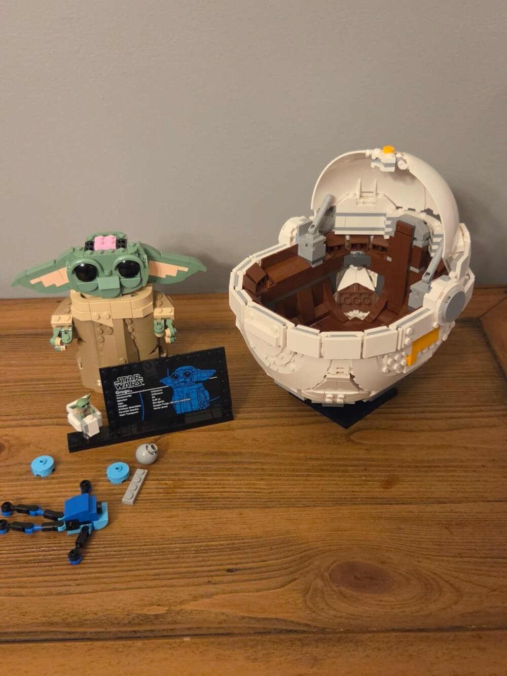 LEGO 75403 Star Wars Grogu with Hover Pram incomplete